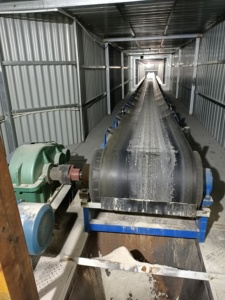 用于谷物肥料垂直运输的倾斜式带式输送机，用于农业的陡角侧壁输送系统 - Product Image 4