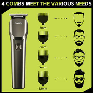 Tondeuse à barbe électrique multifonction Beardo 2, rasoir en acier inoxydable, longueurs réglables, batterie rechargeable, hôtel, extérieur - Product Image 4