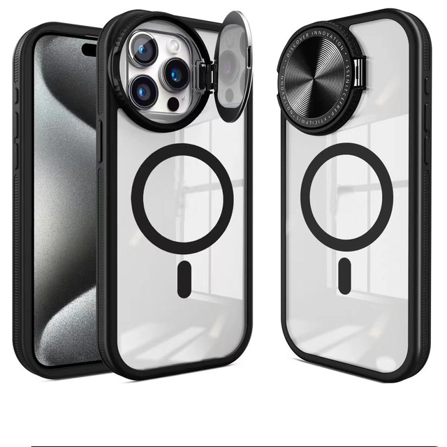 Trending Product 2024 armor Rugged Magnetic Wireless Charging Camera Open Kickstand Phone case for iphone 15 Pro Max 14 13 12 11