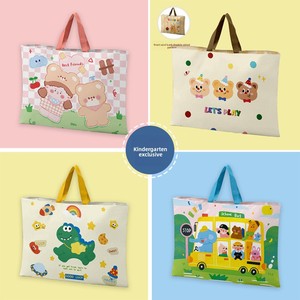 Lindo estilo de dibujos animados impermeable Oxford edredón bolsa de almacenamiento bolso de moda para jardín de infantes y almacenamiento de edredón portátil para niños - Product Image 3