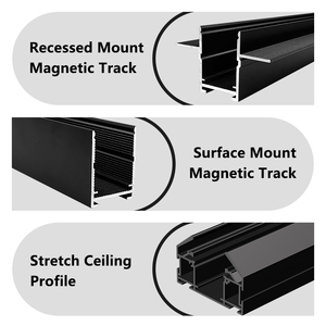Các Nhà Sản Xuất Cung Cấp Mềm Phim Căng Trần LED Nhôm Hồ Sơ Theo Dõi Từ Tính 220V Thông Minh Từ Theo Dõi Hệ Thống Chiếu Sáng - Product Image 6