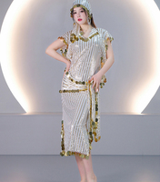 Nouvelle tenue de danse orientale de haute qualité, brillante, avec paillettes, pour la danse du ventre, Baladi, folklorique, Saidi, performance, Abaya, 3 pièces