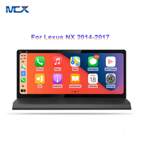 MCX 10,25 pulgadas Android Carplay del coche de la pantalla de Radio Dvd Gps navegación coche reproductor de medios para Lexus NX F deporte NX200 300H 2015-2017