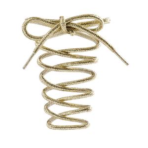 เชือกผูกรองเท้าแบบกลมคุณภาพพรีเมียม สีทองวิบวับ ประดับกลิตเตอร์ สำหรับรองเท้าลำลองและรองเท้ากีฬา - Product Image 4