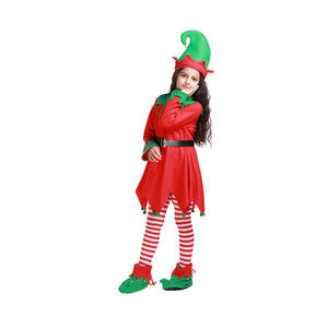 ชุดคอสเพลย์ซานตาคลอสสำหรับเด็กชุดการแสดงบนเวทีชุดคริสต์มาส - Product Image 4