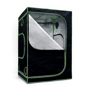 Carpa de Cultivo Hidropónico Moderna de Metal para Jardín Interior, Tela Oxford 600D Resistente al Agua, Bandeja de Piso Extraíble para Patio Trasero y Hogar - Product Image 1