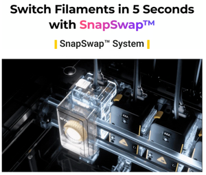 Impresora 3D Snapmaker U1, Velocidad de Impresión Rápida de 500 mm/s, Gran Tamaño de Impresión 270 mm * 270 mm * 270 mm, Cuatro Extrusores Automáticos, Multicolor, FDM - Product Image 6