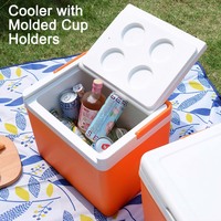 Boîte glacière pour l'extérieur personnalisée et colorée pour le voyage sur glace Boîte glacière pour la pêche Boîte à glace pour boissons sportives de grande taille