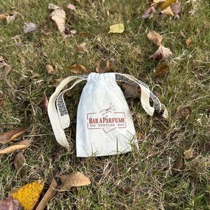Promotional Custom Logo Printed Small Cotton Gift Pouch 100%organic Cotton Muslin <b>Bag</b> - Product Image 5
