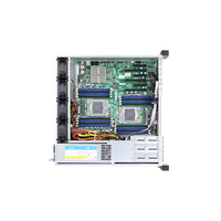 Châssis de serveur avec alimentation électrique prenant en charge six disques amovibles à chaud de 2,5 pouces montés à l'avant, carte mère E-ATX