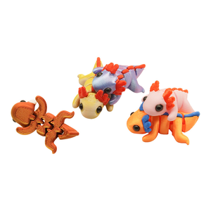 Mini animaux, vente chaude, cadeau pour enfants, imprimé en 3D, gemme articulée, <span class=keywords><strong>caméléon</strong></span> rotatif, mystère, jouet 3D, animaux imprimés en 3D - Product Image 5