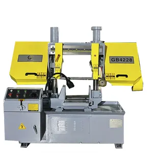 Bester Preis Doppels äule Cnc Horizontale Metalls chneid bands äge maschinen Holz schneide maschine