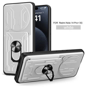 Funda Protectora de Lujo con Soporte Giratorio, Ranura para Tarjetas Magnéticas, Funda Protectora para Teléfono <span class=keywords><strong>Redmi</strong></span> K90 Pro Max/K80 Pro/K80/K70/A5/A3/15C - Product Image 1