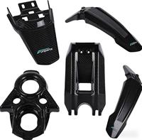 Kit de Cubiertas de Guardabarros KYZ para Sur-Ron Light Bee LBX X S Ultra Bee, Fibra de Carbono, Repuestos para Motocicleta Eléctrica Todoterreno