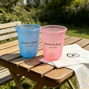 Disposable Wedding Use Fruit Juice Milk Tea Pet Plastic <b>Cup</b> Popular 600ml 9oz High-Transparency <b>Cold</b> Drink Customizable Logo <b>Cup</b> - Product Image 1