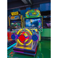 Machine de jeu d'arcade vidéo de tir et de combat d'avion à pièces PlayFun pour zone de jeux
