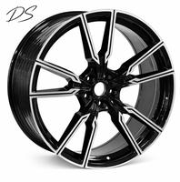 Nouvelles jantes en alliage d'aluminium OEM à formage par flux, vente chaude, pour voitures haut de gamme, avec rayons lisses