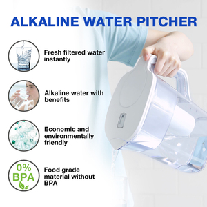 Carafe filtrante Bluetech avec 1 cartouche de charbon actif 2,2 L filtré / 3,5 L haute qualité Prix usine - Product Image 4