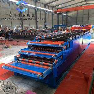 Machine de production entièrement automatique de tuiles de cloison interne à 3 couches pour toitures et façades de centres commerciaux - Product Image 2