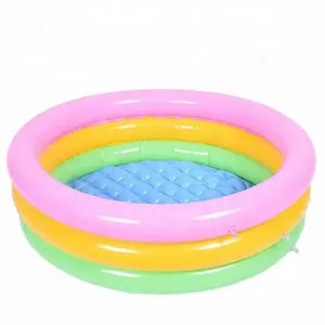 Anti-dérapage forme ronde baignoire gonflable pour les enfants