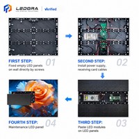 P2 5000:1 Contraste HDR10 Affichage OLED couleur 12 bits Gestion à distance CMS Garantie 5 ans - Affichage commercial LEDORA