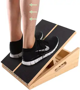 定制木质斜板可调安全健身运动家用健身房斜板适用于小腿拉伸木质斜板