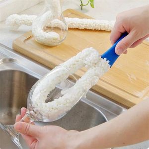 Brosse de nettoyage de bouteille de vin DS1350 <span class=keywords><strong>Win</strong></span> Bar Set Cleaner Flexible Bottle Scourer 3 Pieces Wine Decanter Cleaning Brush - Product Image 4