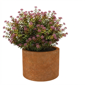 Maceta de <span class=keywords><strong>Acero</strong></span> <span class=keywords><strong>Corten</strong></span> con Acabado Preoxidado, Caja Metálica con Aspecto Enrasgado y Tratamiento de Sellado - Product Image 1