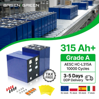 BASENGREEN 315Ah Lifepo4 Stock Pologne 10000 Cycles 3.2v 300Ah 314Ah 320Ah 330Ah LIFEPO4 AESC 314 Ah Stock UE
