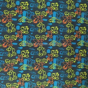 600D*600D waterproof polyester car print oxford fabric pvc coating manufacturer for school bag and knapsack