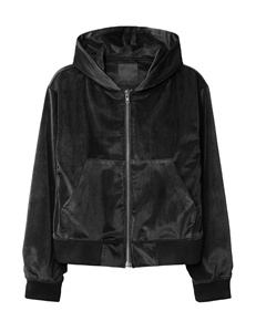 เสื้อฮู้ดซิปผู้ชายสำหรับฤดูหนาว ผ้าฝ้าย 100% ทรงปกติ ไหล่ตก ผ้าหนา ซิปแบบหนัก สไตล์สตรีทแวร์ - Product Image 1