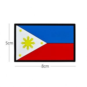 Parches de Bandera 3D de PVC con Cierre de Gancho y Bucle, Diseño Resistente a la Intemperie para Equipo Militar y Bolsas de Aire Libre - Product Image 2