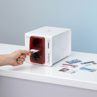 Impresora de Tarjetas de Identificación de PVC Evolis Zenius de 300 dpi, Impresión a una Cara, Impresión a Color, Pequeña y Elegante, Disponible en Stock