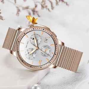 Montre intelligente de mode pour femmes avec moniteur de fréquence cardiaque Suivi de la condition physique et design élégant pour un usage quotidien - Product Image 5
