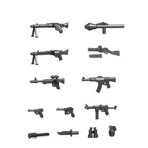 Mini pistola tedesca figura armi militari attrezzature militari giocattolo mattoncini Set accessori giocattoli accessori - Product Image 5
