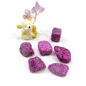 Wholesale Natural Crystal raw Stone Ruby Crystal tumble Pendant Keychain Pendant Crystal Ornaments