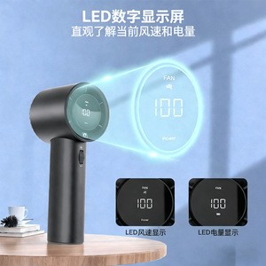 Portable <b>Mini</b> Air <b>Cooler</b> Fan Handheld Usb Rechargeable 5W DC Motor Button Control - Product Image 3