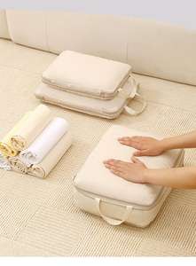 Sac de rangement pour voyage, sac de rangement multifonction pour vêtements, organisateur de valise, ensemble de 7 pièces, pochette de rangement compressible - Product Image 5