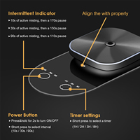 Diffuseur d'huiles essentielles sans eau, sans fil, rechargeable par USB, écologique, pour la maison, purificateur d'air sans fil, électrique pour hôtel
