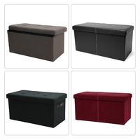 Nicehstex — repose-pieds pliable en tissu, meuble de rangement, pour salon, vente en gros