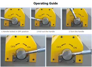 เครื่องยกแม่เหล็กถาวรเครนยกแม่เหล็ก600กก. 1000กก. 3เท่าทรงพลัง - Product Image 2