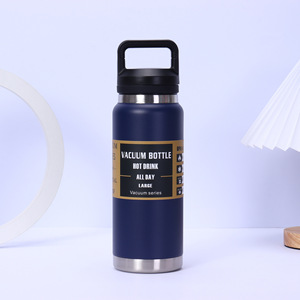 กระติกน้ำสุญญากาศแบบปากกว้างเคลือบผง ขนาด 36 ออนซ์ 26 ออนซ์ 18 ออนซ์ เก็บความร้อน-เย็นได้ 12-24 ชั่วโมง สแตนเลสสั่งทำพิเศษ - Product Image 5