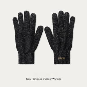 <span class=keywords><strong>Gants</strong></span> de course tactiles pour hommes KAIXI, légers, en laine mérinos personnalisée, détection des aiguilles, longueur poignet, quatre saisons - Product Image 3