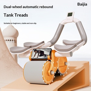 Rodillo <span class=keywords><strong>Abdominal</strong></span> Automático <span class=keywords><strong>con</strong></span> Rebote para Uso Doméstico, Entrenamiento de Fuerza del Core en Casa y Gimnasio - Product Image 3
