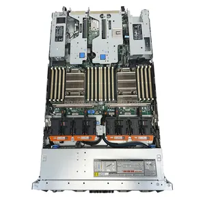 DE LL PowerEdge R650 Server rak 1U, dengan memori SSD Intel Xeon Silver4310 DDR4 & HDD 800W catu daya