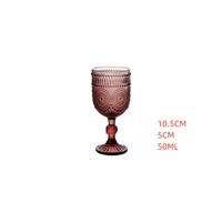 Verre à cordial en verre motif tournesol 50 ml, gobelet à pied 10,5 cm pour table de restaurant et ensemble de service pour bar/pub