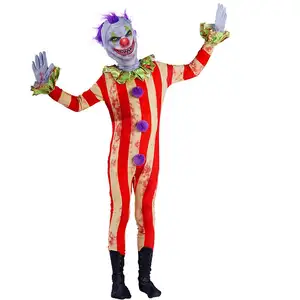 Il più popolare Costume da Clown per bambini Nightmare Killer Costume per bambini vestiti di Halloween insanguinati pericolosi