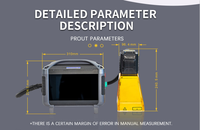 Nouveau Marqueur Laser Automatique Portable 50W Fibre Double USB Écran Tactile Prend en Charge DXF/PLT