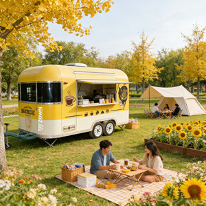 Popular Concession <b>Trailer</b> Mobile Food Cart for Fried Chicken Chips Burger - Product Image 1