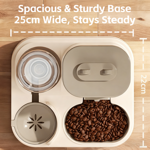 Perlengkapan manufaktur Dispenser air dan pemberi makan hewan otomatis 3,3l ramah lingkungan dengan plastik tahan lama untuk kucing dan anjing dalam ruangan - Product Image 3